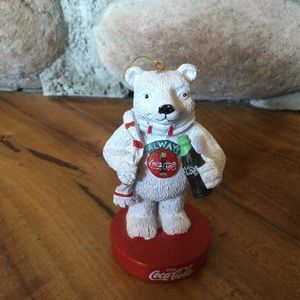 ✔️Always Coca Cola White Polar Bear Ornament